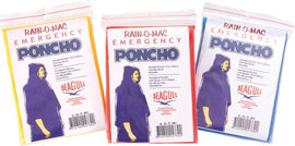 image of Seagull Disposable Rain Ponchos Singles