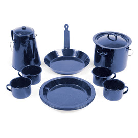 image of Campfire 11 Piece Enamel Cookware Set