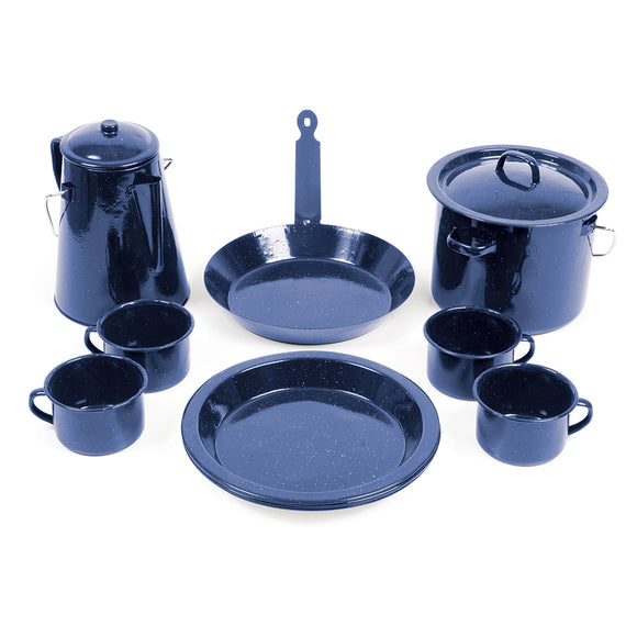 image of Campfire 11 Piece Enamel Cookware Set