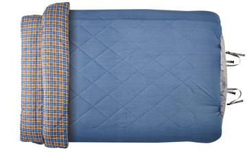 image of OZtrail Outback Comforter Queen Sleeping Bag 0 Celsius