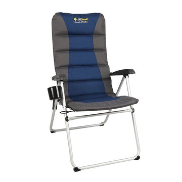 image of OZtrail Cascade 5 Position Arm Chair 160kg