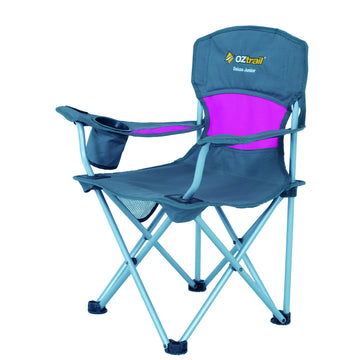 image of OZtrail Deluxe Junior Chair Pink Only 80kg