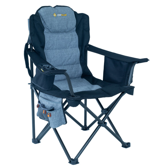 image of OZtrail Big Boy Arm Chair Blue 220kg