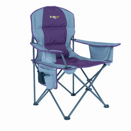 image of OZtrail Kokomo Cooler Arm Chair Purple 150kg