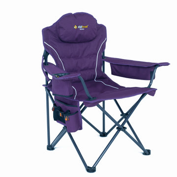 image of OZtrail Modena Purple Chair 180kg
