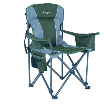 image of OZtrail Titan Arm Chair Green 250kg