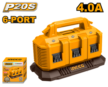 Ingco 20V 6 Port Charger