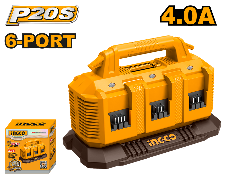 Ingco 20V 6 Port Charger