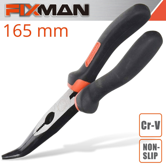 Image of a FIXMAN INDUSTRIAL BENT NOSE PLIERS 6' X 160MM
