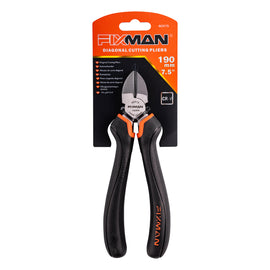 Image of a FIXMAN INDUSTRIAL DIAGONAL SIDE CUTTING PLIERS 8' 190MM
