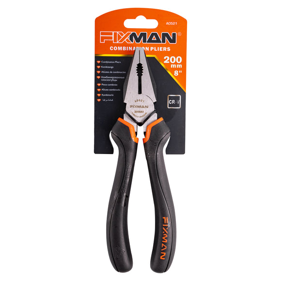 Image of a FIXMAN INDUSTRIAL COMBINATION PLIERS 8' X 200MM