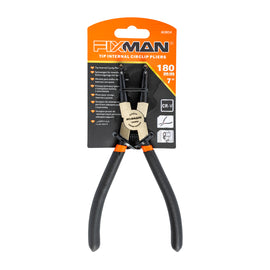 Image of a FIXMAN INTERNAL CIRCLIP PLIERS 7'/180MM X 90 DEG