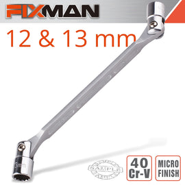 Image of a FIXMAN HINGED SOCKET WRENCH 12X13MM