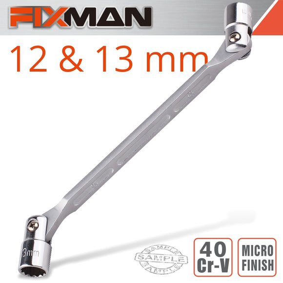 Image of a FIXMAN HINGED SOCKET WRENCH 12X13MM