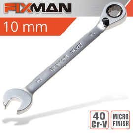 Image of a FIXMAN REVERSIBLE COMBINATION RATCHETING WRENCH 10MM