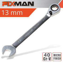 Image of a FIXMAN REVERSIBLE COMBINATION RATCHETING WRENCH 13MM