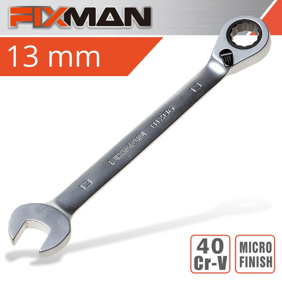 Image of a FIXMAN REVERSIBLE COMBINATION RATCHETING WRENCH 13MM
