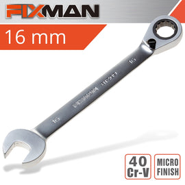Image of a FIXMAN REVERSIBLE COMBINATION RATCHETING WRENCH 16MM