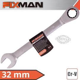 Image of a FIXMAN COMBINATION RATCHETING WRENCH 32MM