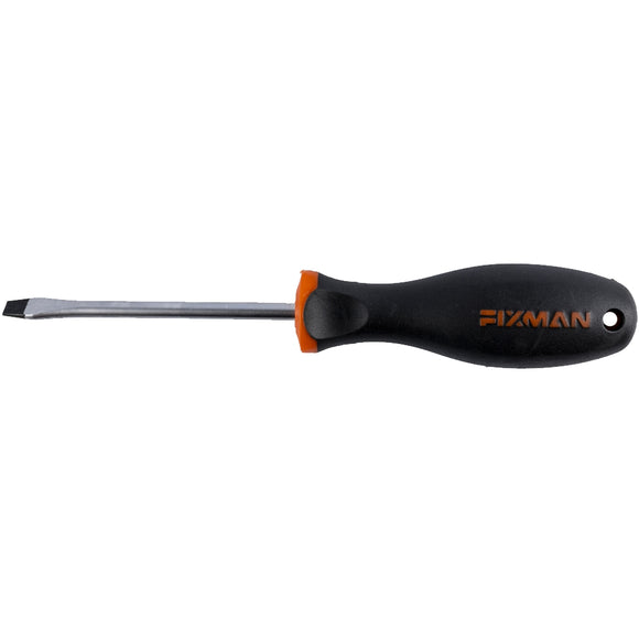 Image of a FIXMAN S/DRIVER SLOTTED 6.5X1.2X100MM CRV WITH ERGONOMIC HANDLE