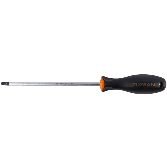 Image of a FIXMAN S/DRIVER PHILLIPS PH4  8X200MM CRV WITH ERGONOMIC HANDLE