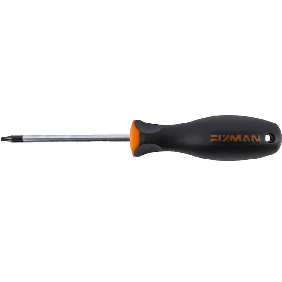Image of a FIXMAN S/DRIVER TORX  T20  6X100MM CRV WITH ERGONOMIC HANDLE