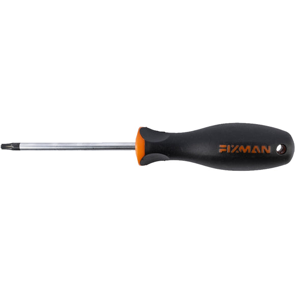 Image of a FIXMAN S/DRIVER TORX  T25  6X100MM CRV WITH ERGONOMIC HANDLE