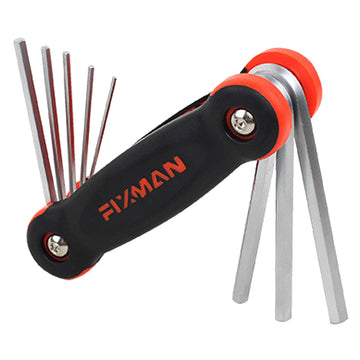 Image of a FIXMAN HEX KEY WRENCH SET 9PCE (H5/64-H3/32-H1/8-H9/64-H5/32-H3/16-H7/