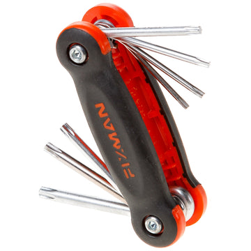 Image of a FIXMAN FOLD TORX KEY SET T10-40MM