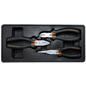 Image of a FIXMAN 3-PC PLIERS SET (COMBINATION 8'NCUTTING 7.5' LONG NOSE 8')