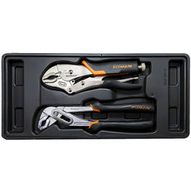 Image of a FIXMAN TRAY 2 PIECE PLIER SET GROOVE JOINT PLIERS 10' AND LOCK GRIP PL
