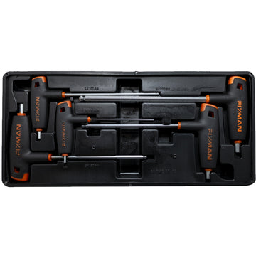 Image of a FIXMAN 5-PC L-HANDLE HEX KEYS W-BALL HEAD 3-4-5-6-8MM