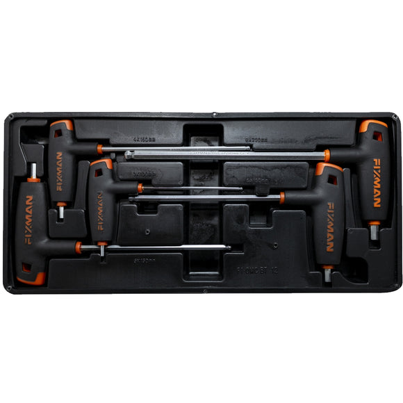 Image of a FIXMAN 5-PC L-HANDLE HEX KEYS W-BALL HEAD 3-4-5-6-8MM