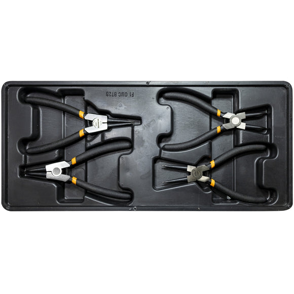 Image of a FIXMAN TRAY 4 PIECE 6' INTERNAL AND EXTERNAL CIRCLIP PLIERS