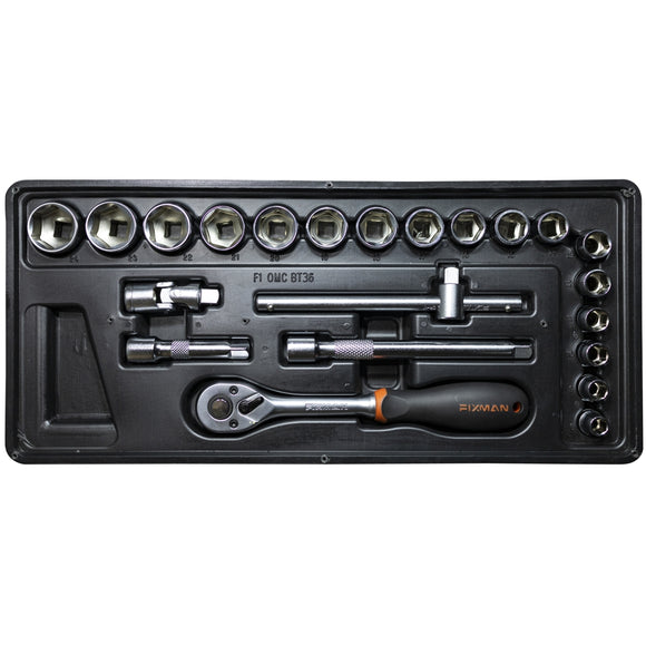 Image of a FIXMAN 22-PC 3/8' DR.SOCKETS & ACCESSORIES