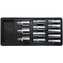 Image of a FIXMAN TRAY 12 PIECE 1/2' DRIVE DEEP SOCKETS