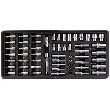Image of a FIXMAN TRAY 57 PIECE 1/4' DRIVE SOCKETS AND ACCESSORIES