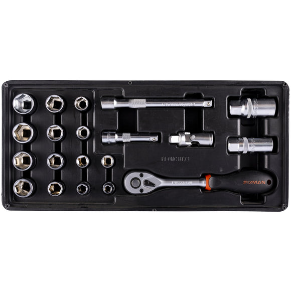 Image of a FIXMAN 20-PC 3/8' DR.SOCKETS & ACCESSORIES