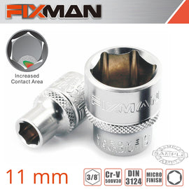 Image of a FIXMAN 3/8' DRIVE HEX SOCKET 11MM
