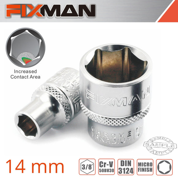 Image of a FIXMAN 3/8' DRIVE HEX SOCKET 14MM