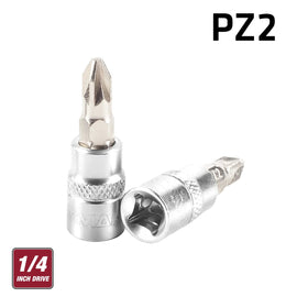 Image of a FIXMAN 1/4' DR.BIT SOCKET PZ2 POZI SCREWDRIVER BIT