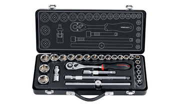 Image of a FIXMAN 26 PIECE SOCKET SET 1/2' 8 - 25 27 30 &32MM
