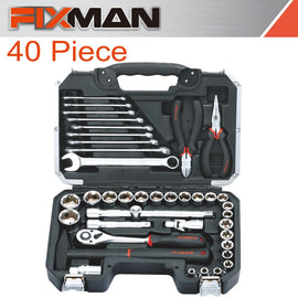 Image of a FIXMAN SOCKET TOOL SET 40PC 1/2' DRIVE