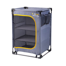 image of OZtrail 3 Shelf Camp Cupboard Steel Frame 8kg Each Shelf