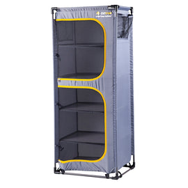 image of OZtrail 5 Shelf Camp Cupboard Steel Frame 8kg Each Shelf
