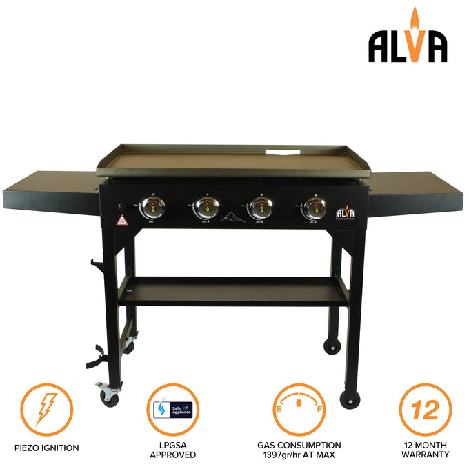 Fuji Gas Braai 4-Burner Griddle