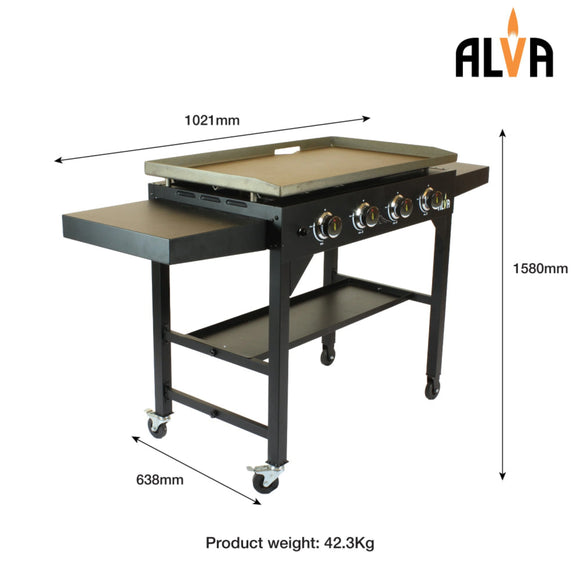 Fuji Gas Braai 4-Burner Griddle