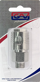Image of a QUICK COUPLER 1/4'M PACKAGED EUROLINE