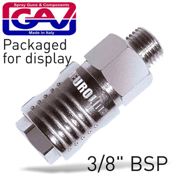 Image of a QUICK COUPLER 3/8'M PACKAGED EUROLINE
