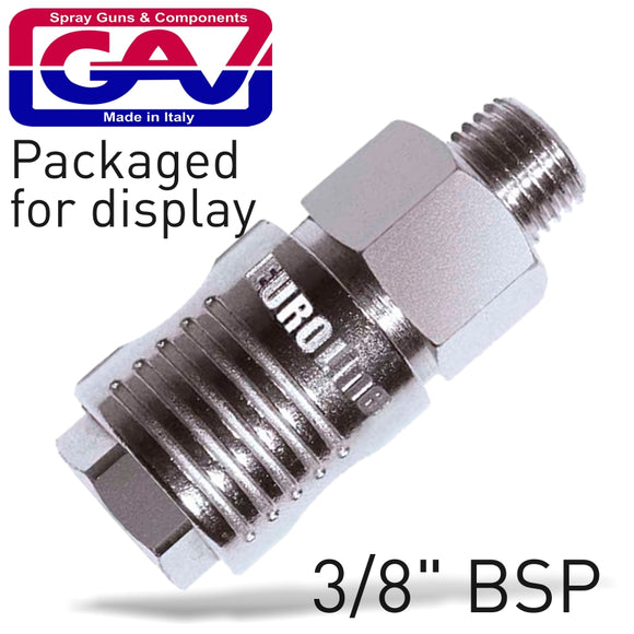 Image of a QUICK COUPLER 3/8'M PACKAGED EUROLINE
